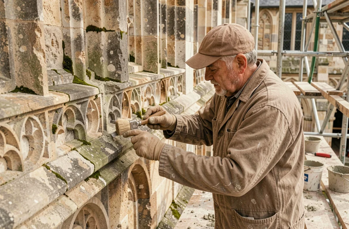 Artisan spécialisé dans la restauration du bâti ancien et du patrimoine architectural en Picardie