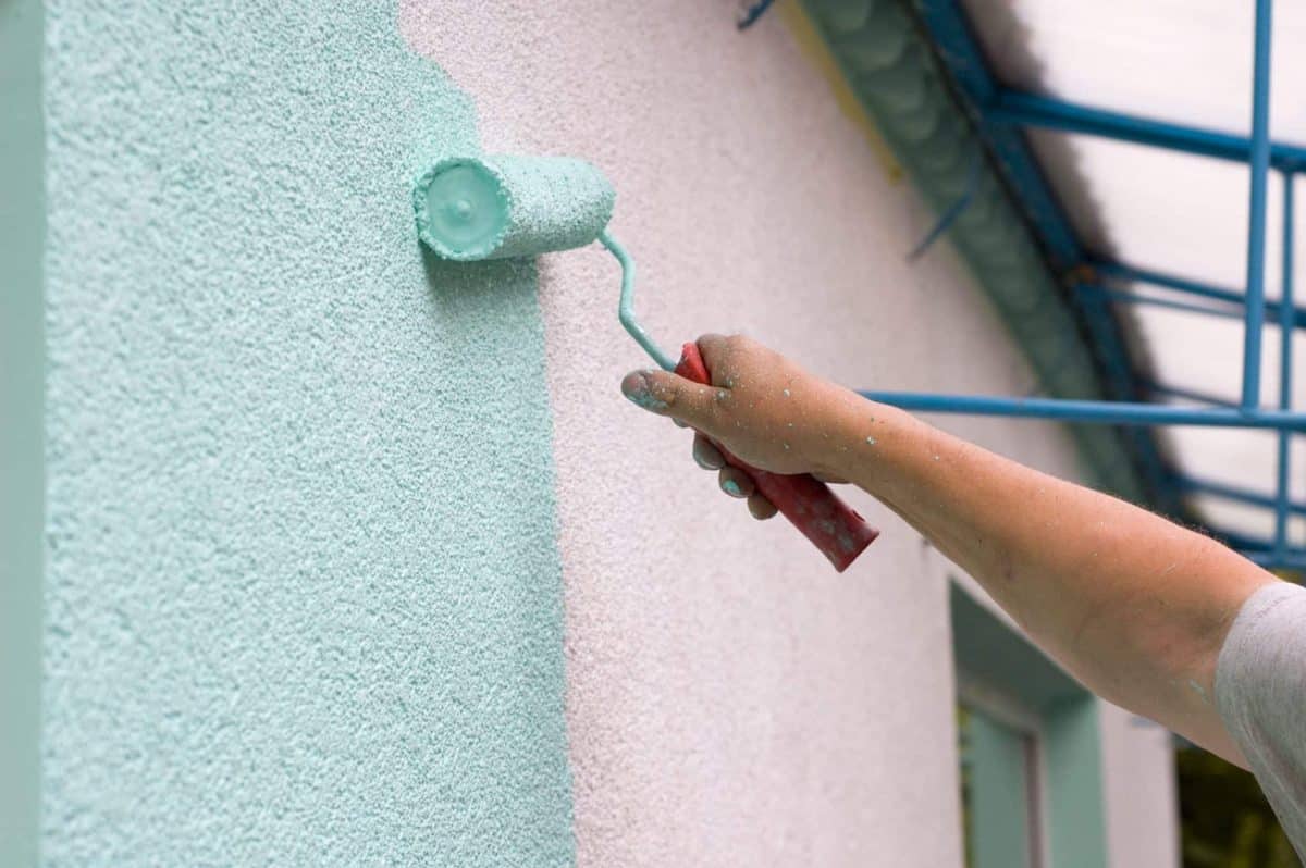 peinture pour mur en crépi